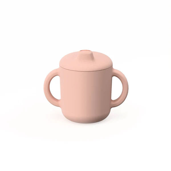 Ekobo Silicone Sippy Cup with Handles - Blush