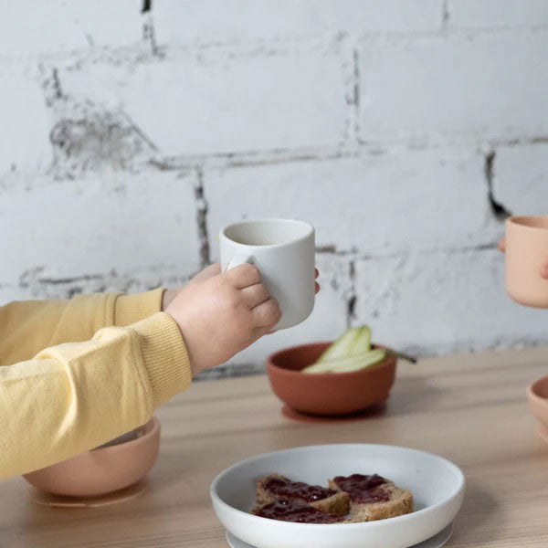 Ekobo Silicone Sippy Cup with Handles - Cloud