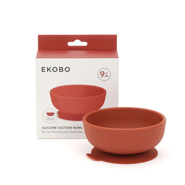 Ekobo Suction Bowl - Terracotta