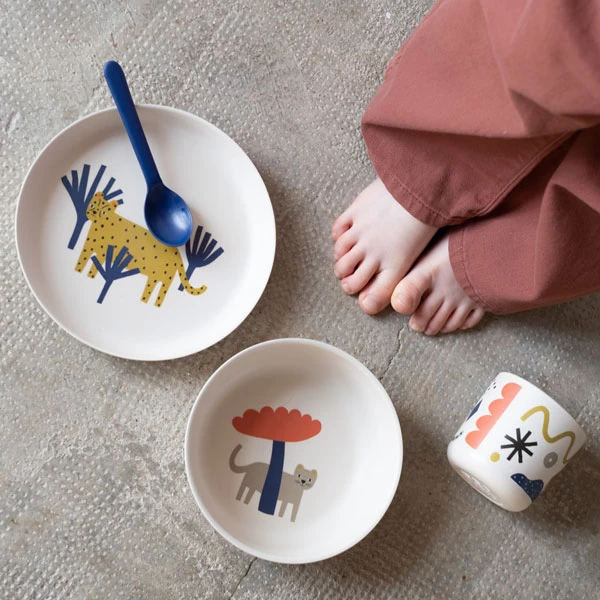Ekobo Illustrated Kids Set Leopard