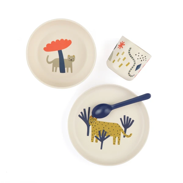 Ekobo Illustrated Kids Set Leopard