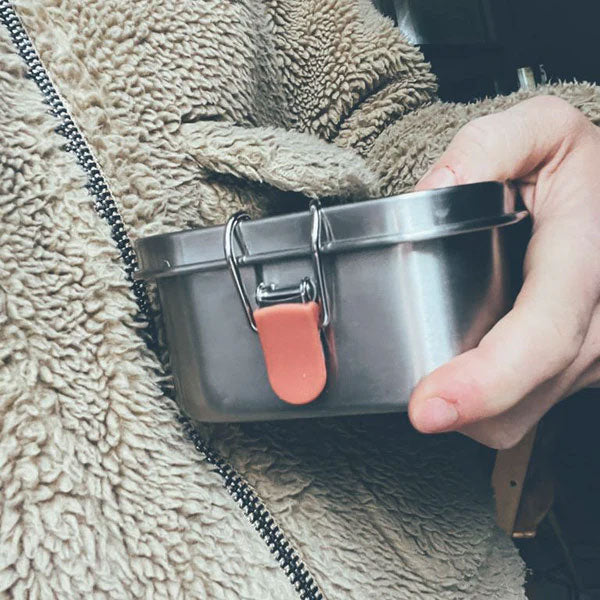 Ekobo Stainless Steel Lunchbox with Heat Safe Insert Terracotta