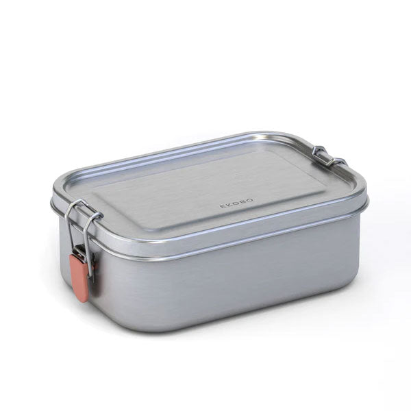 Ekobo Stainless Steel Lunchbox with Heat Safe Insert Terracotta