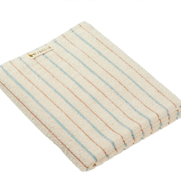 Fabelab Organic Bath Towel Cottage Blue Stripes