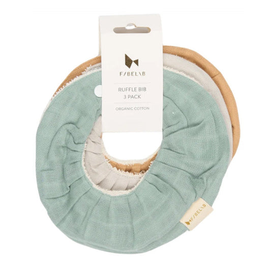 Fabelab Ruffle Bib 3 Set - Galaxy