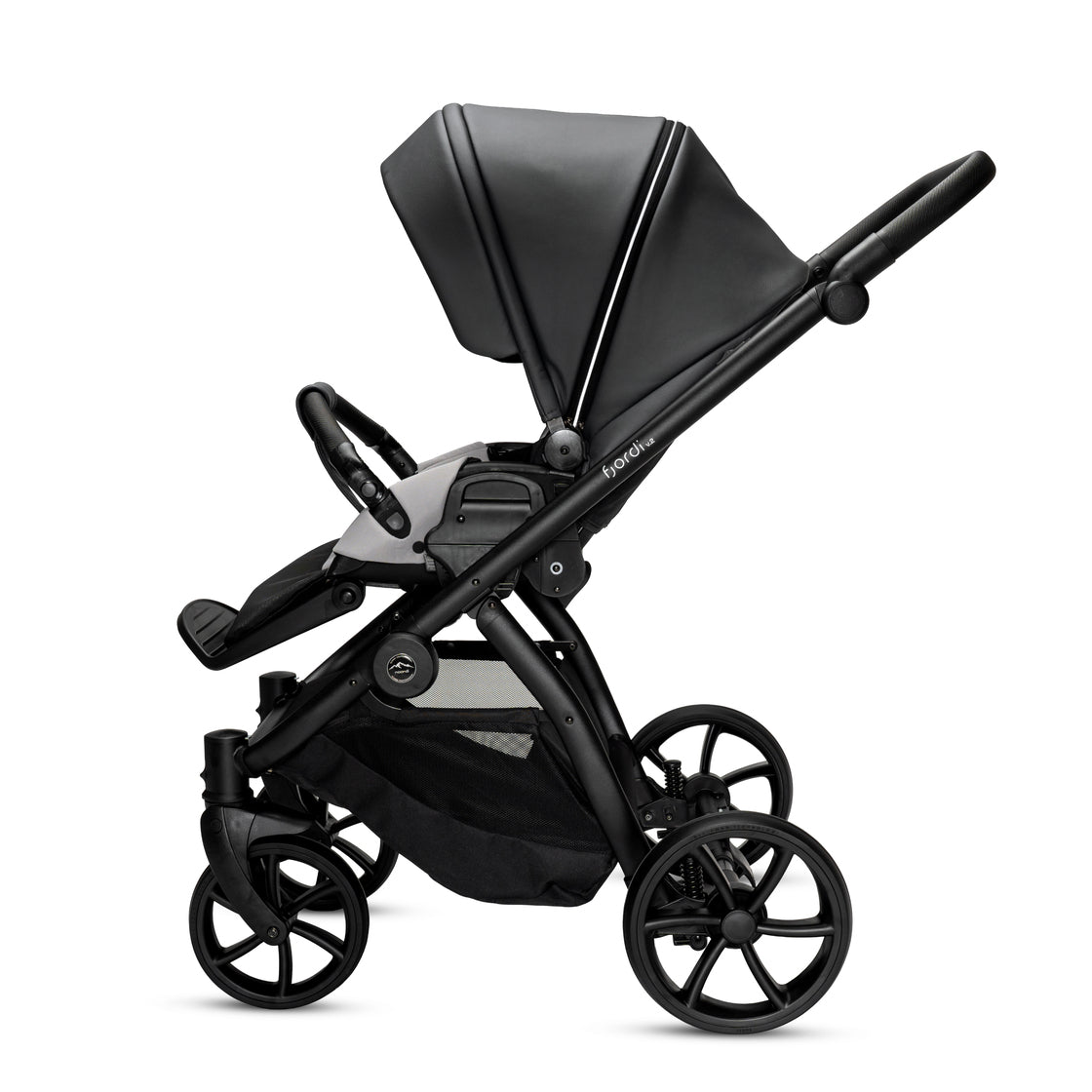 Noordi Fjordi V2 Leather - 3in1 Travel System with Travel Carrier i-Size Car Seat
