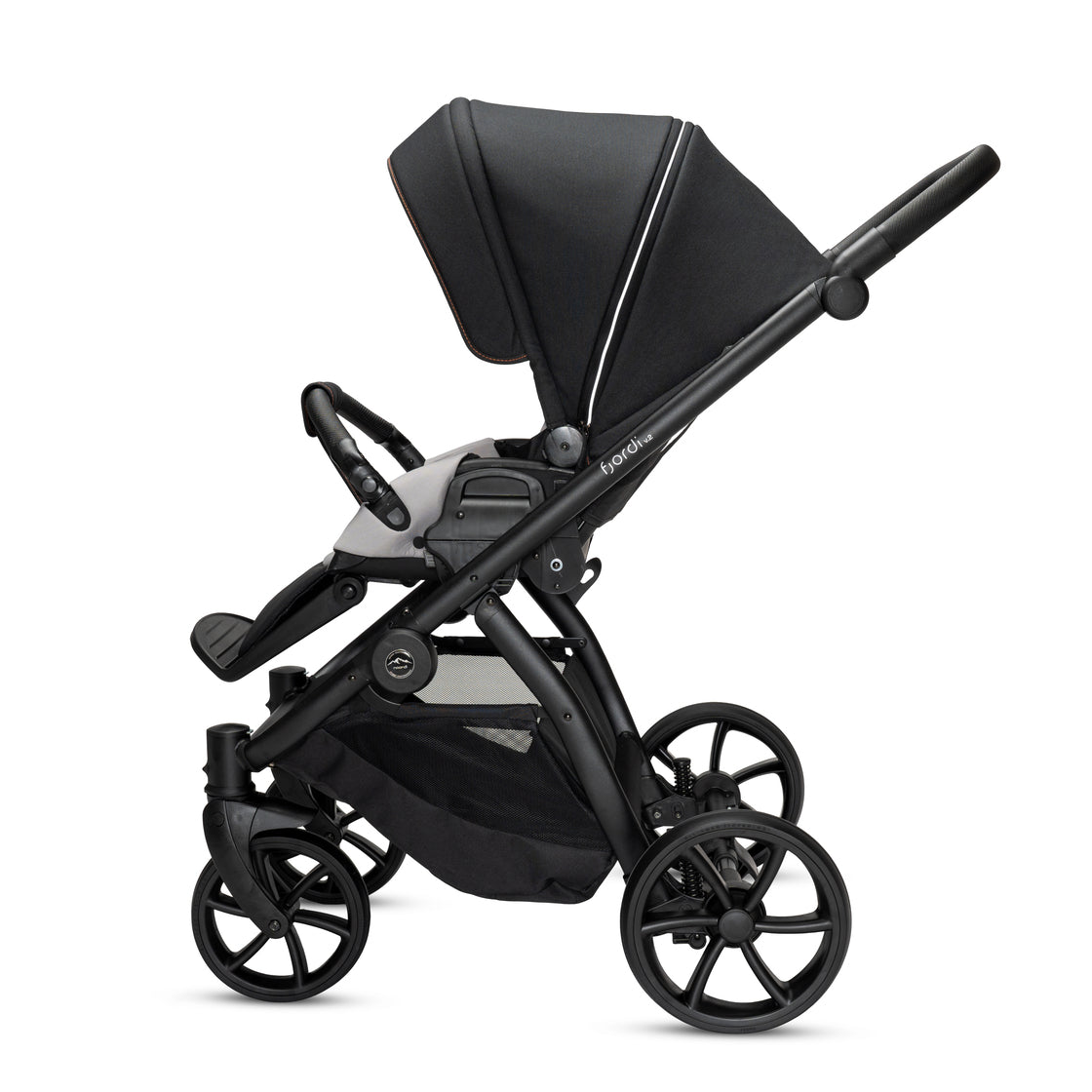 Noordi Fjordi V2 – 2in1 Pushchair with ThermoCot™ Carrycot, Voyager Black