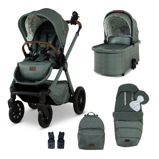 Giggle 4 Special Edition Pram and Accessory Bundle Tiny Treetops