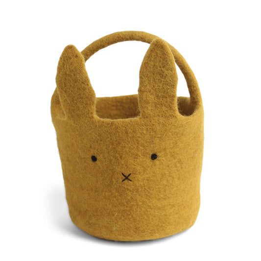 Gry & Sif Bunny Basket - Ochre