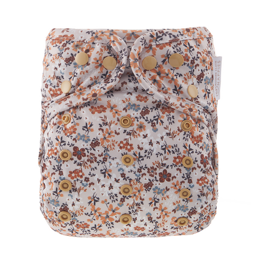 One Size Reusable Cloth Nappy Wrap - Gingerly