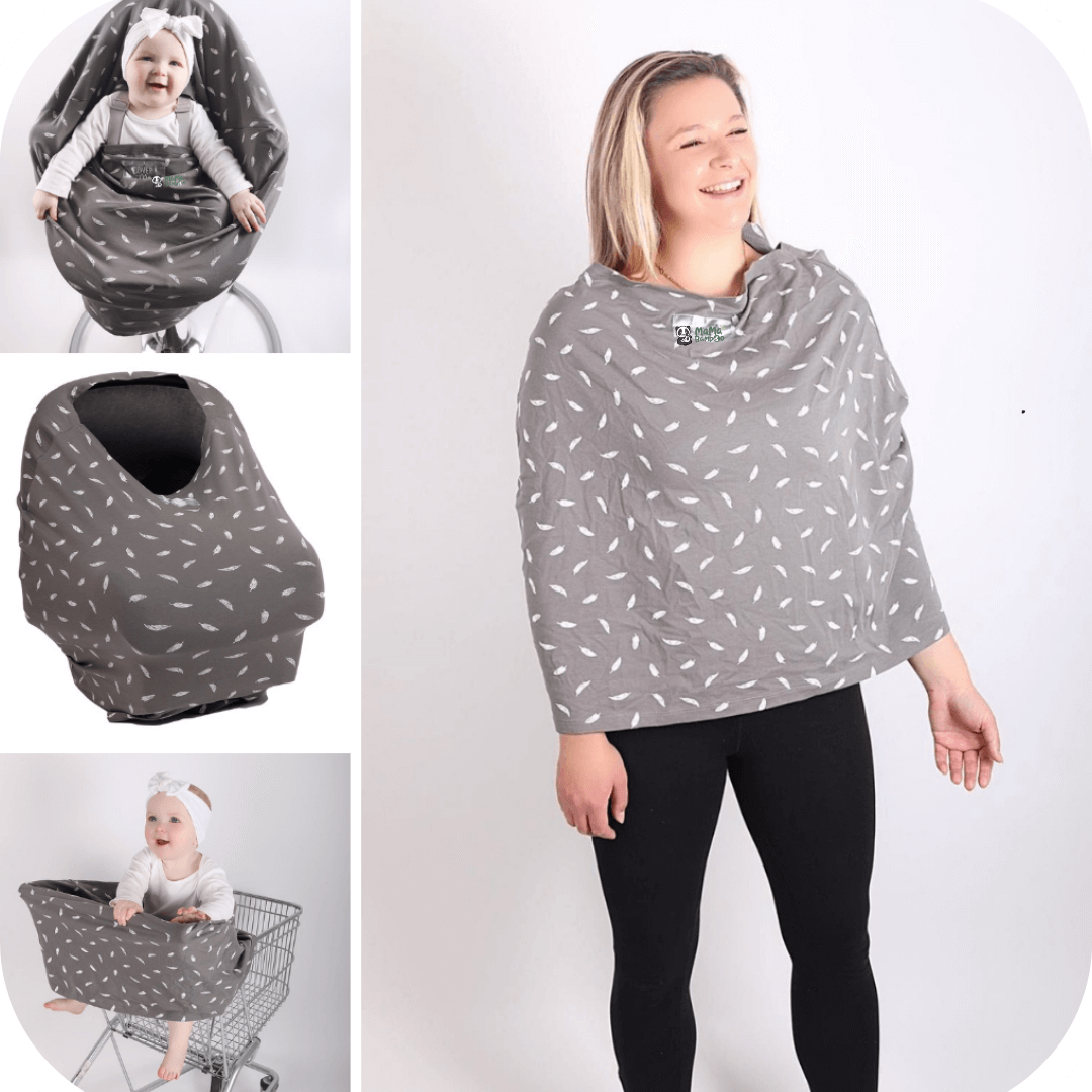 Mama Bamboo Organic Cotton Breastfeeding Cover DS