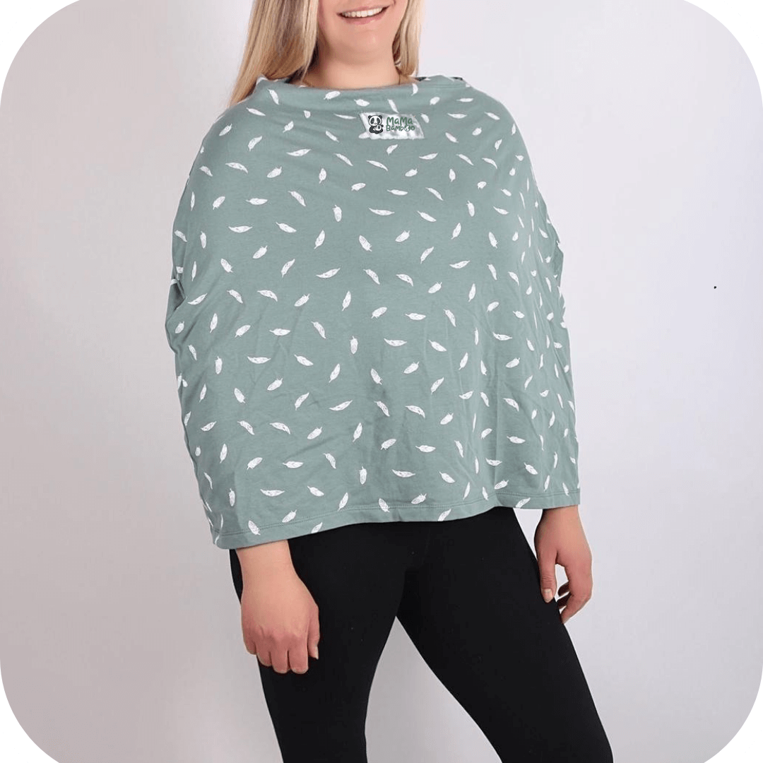 Mama Bamboo Organic Cotton Breastfeeding Cover DS