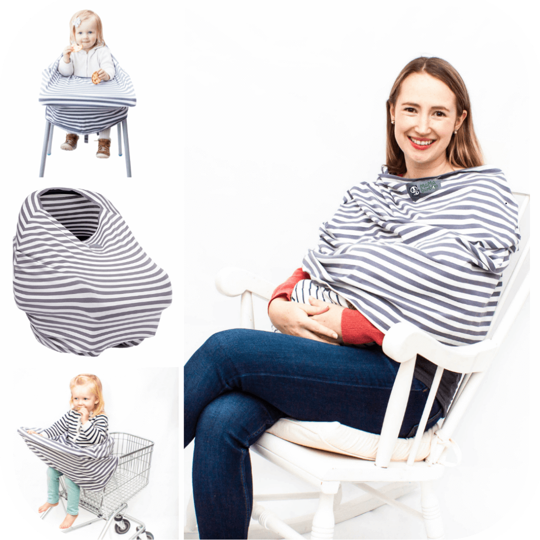 Mama Bamboo Organic Cotton Breastfeeding Cover DS
