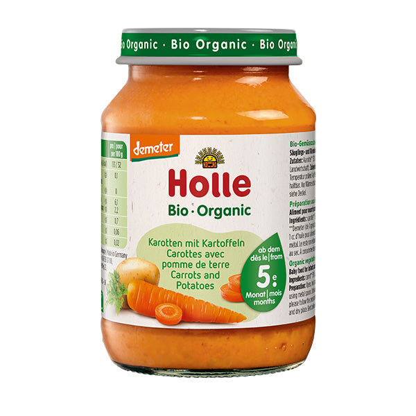 Holle Organic Carrots & Potatoes Baby Food