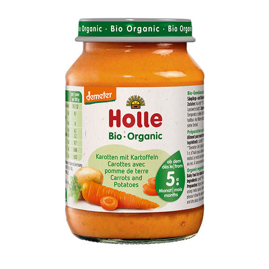 Holle Organic Carrots & Potatoes Baby Food