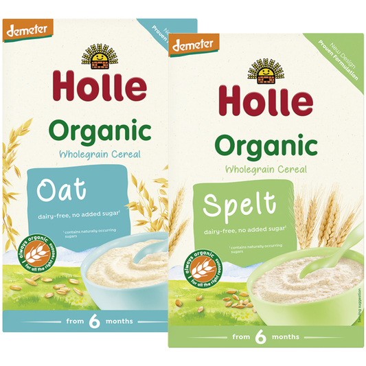Holle Organic Baby Porridges - Weaning 2 Variety Pack