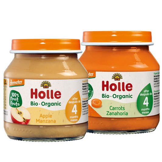 Holle Organic Baby Weaning Starter Mixed Jars Pack