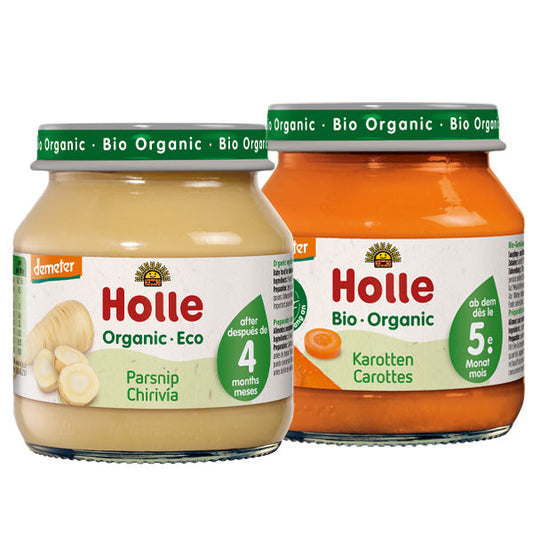 Holle Organic Baby Weaning Starter Vegetable Jars Pack