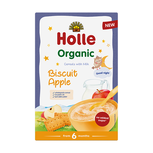 Holle Organic Baby Milk Cereal with Biscuit & Apple