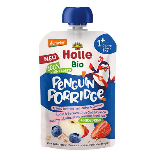 Holle Organic Baby Food Pouch - Penguin Porridge