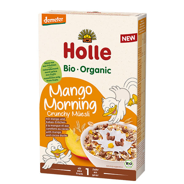 Holle Organic Crunchy Muesli Mango Morning
