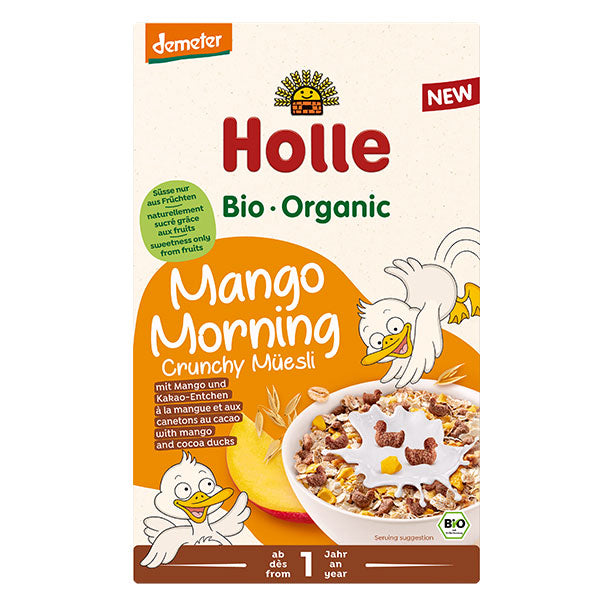 Holle Organic Crunchy Muesli Mango Morning