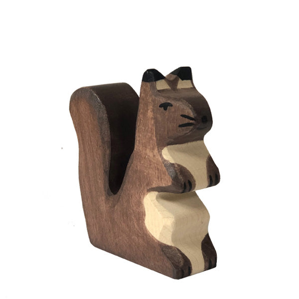 Holztiger Dark Brown Squirrel Standing