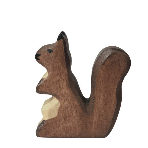 Holztiger Dark Brown Squirrel Standing