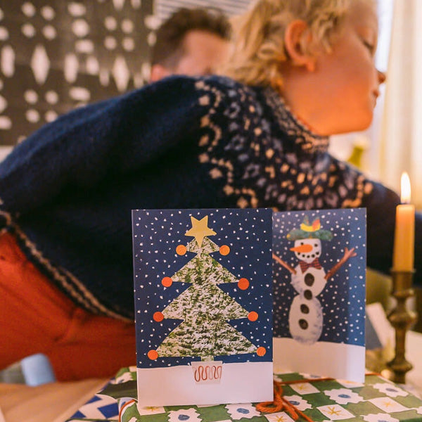 Hadley - 'Make Your Own Christmas Cards' Christmas Tree Set