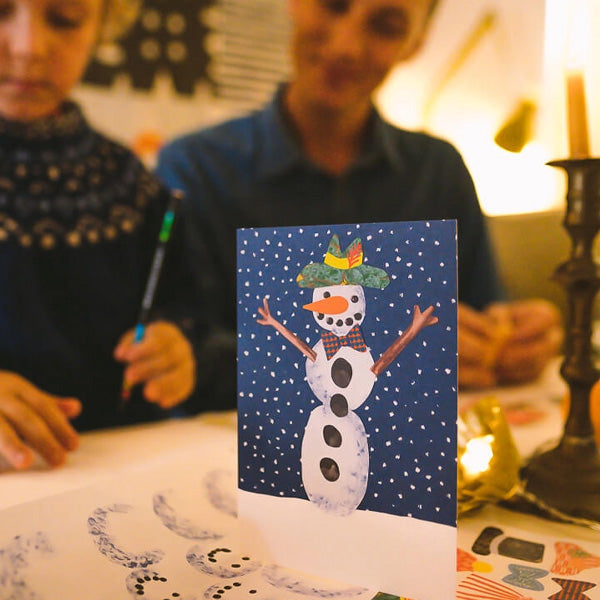 Hadley - 'Make Your Own Christmas Cards' Snowman Set