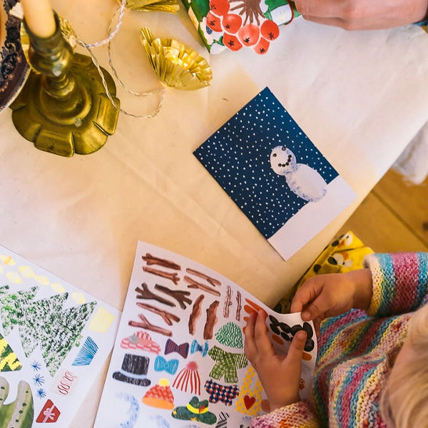 Hadley - 'Make Your Own Christmas Cards' Snowman Set