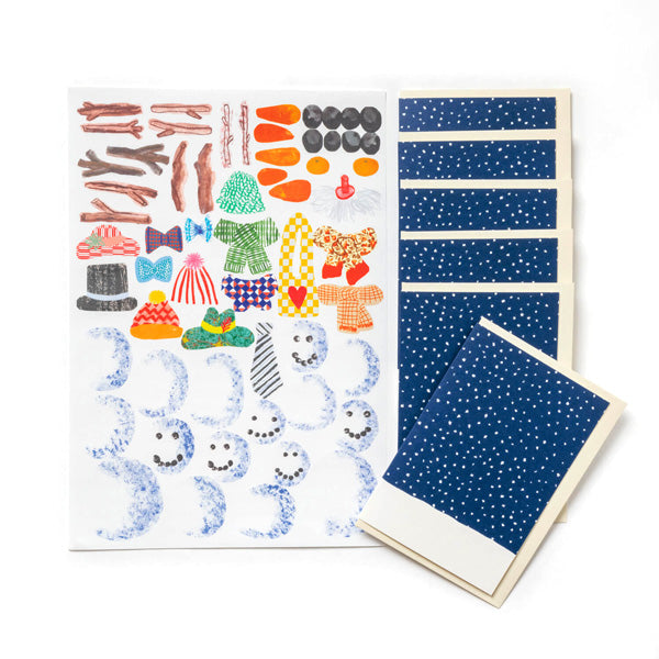 Hadley - 'Make Your Own Christmas Cards' Snowman Set