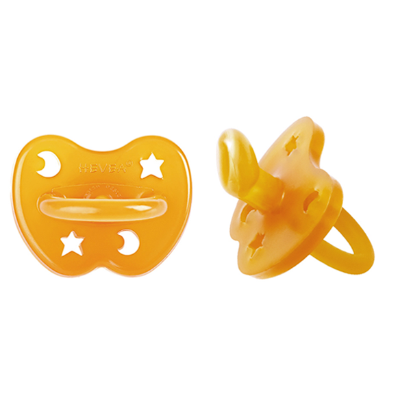 Hevea Natural Orthodontic Soother 2 pack - Classic 0-3 months