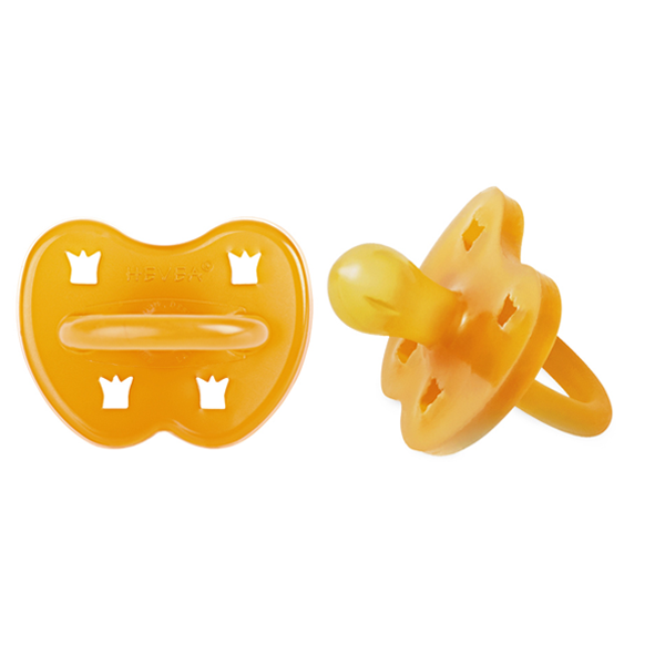 Hevea Natural Round Soother 2 pack - Classic 3-36 months
