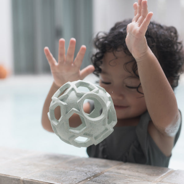 Hevea Natural Rubber Upcycled Star Ball - Mint
