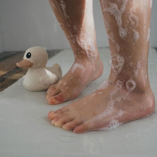Hevea Natural Rubber Honeycomb Bath Mat Natural