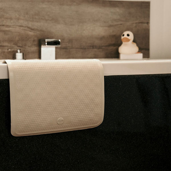 Hevea Natural Rubber Honeycomb Bath Mat Sand