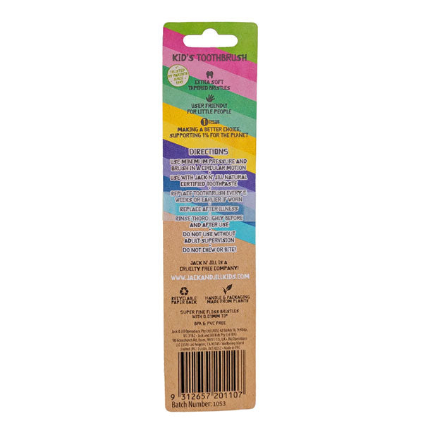 Jack N' Jill Unicorn & Monkey Bio Toothbrush