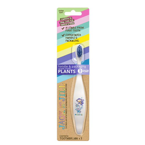 Jack N' Jill Unicorn & Monkey Bio Toothbrush