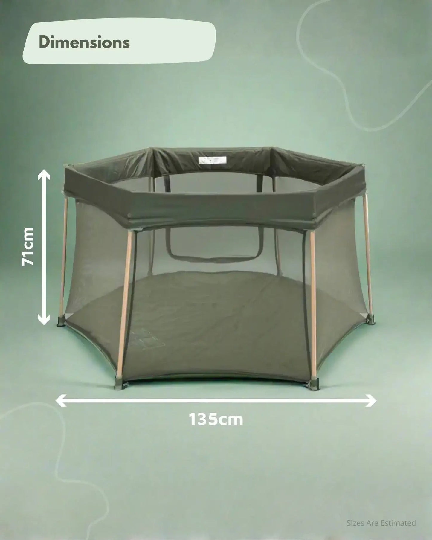 All Stars JOY Baby Playpen - Green