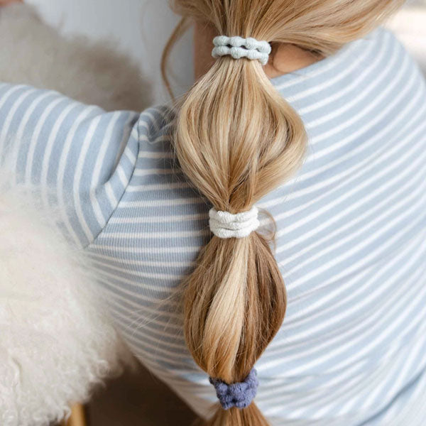 Kooshoo Plastic Free Hair Ties - Pearl
