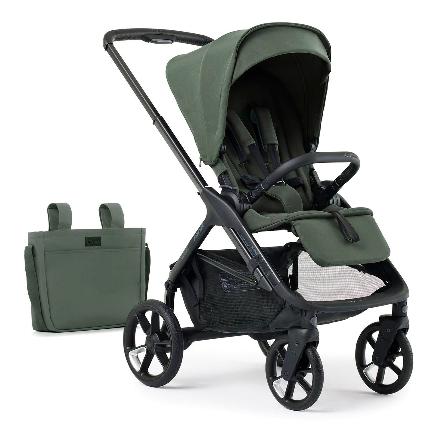 Jane Keep Pushchair + Kombibaby Lie-Flat 360 Car Seat Travel System
