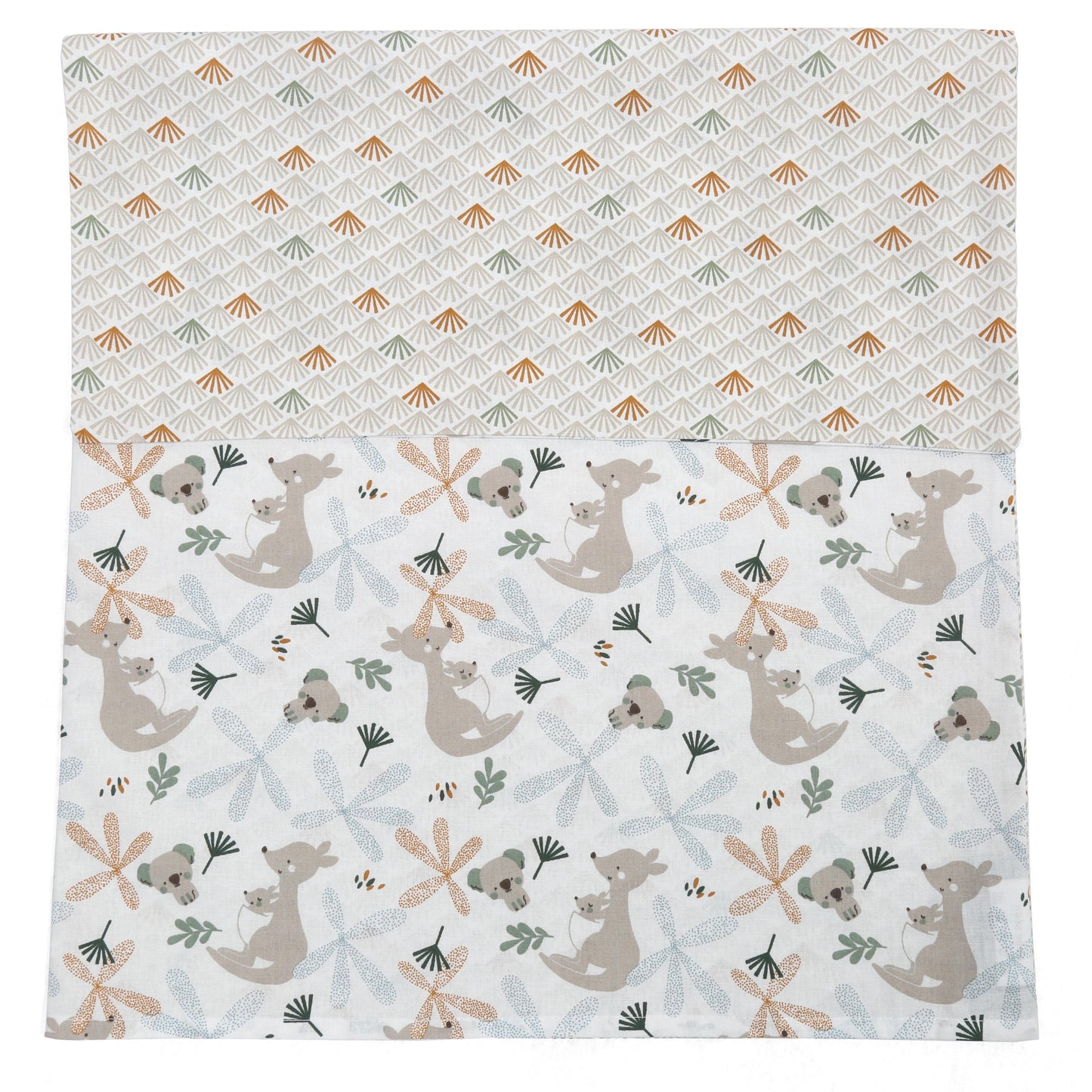 FORREST 3 Piece Reversible Cot Bed Set – Organic Cotton Baby Bedding - Koalaroo