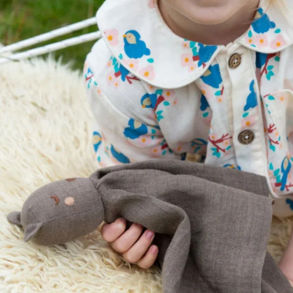 Bear Organic Baby Comforter Toy