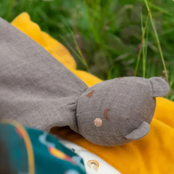 Bear Organic Baby Comforter Toy