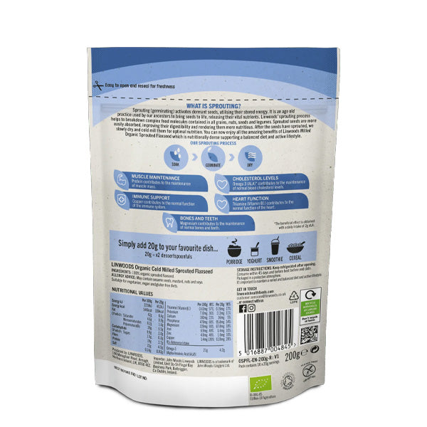 Linwoods Cold Milled Organic Sprouted Flaxseed
