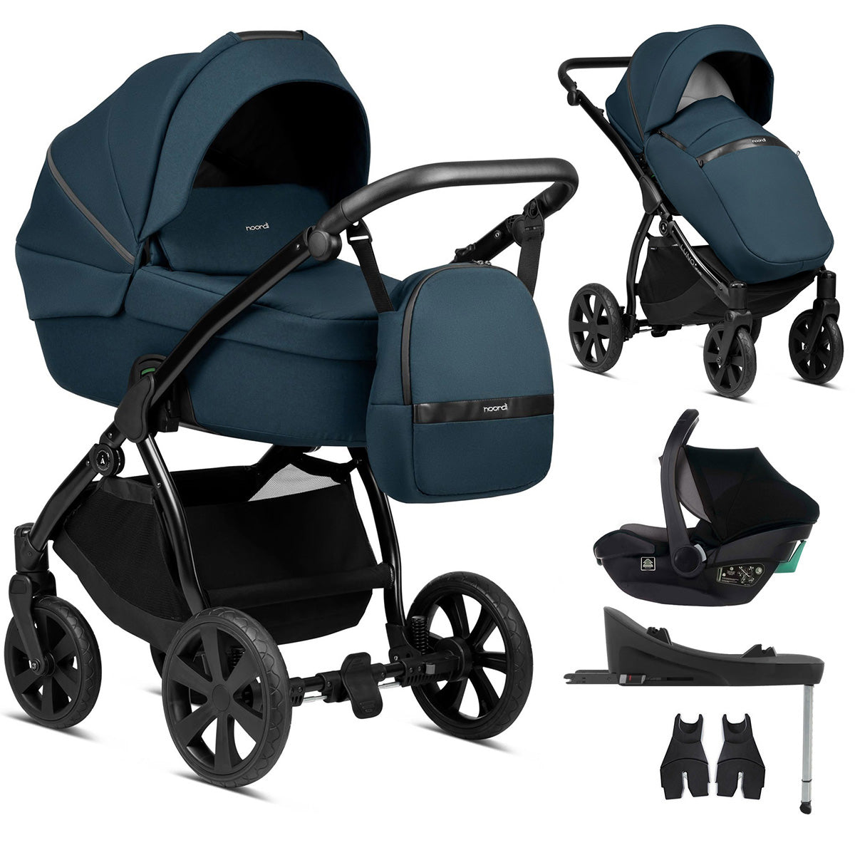 Noordi Luno All Trails 3in1 with Travel Carrier Car Seat