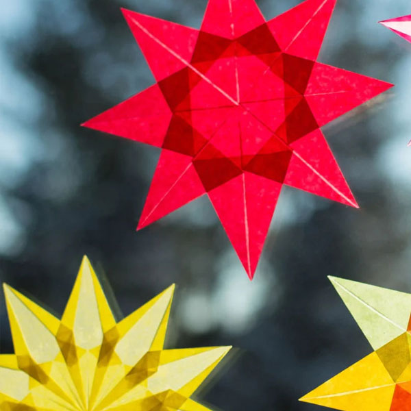 Kite Paper 16 x 16 cm - Christmas Colours 100 sheets