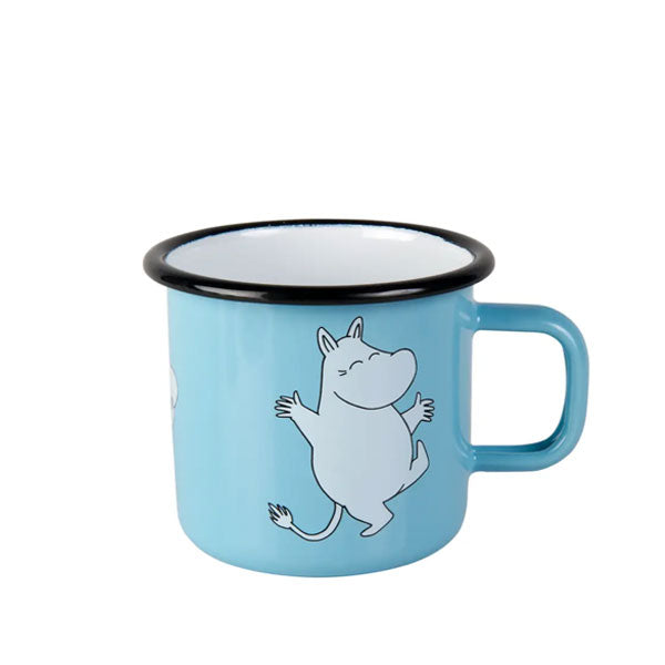 Moomin Enamel Mug - Moomintroll Light Blue 0.25L