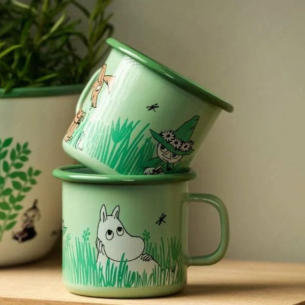 Moomin Enamel Mug - In the Garden 0.25L